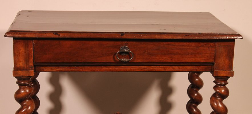 Louis XIII Side Table in Walnut, 17th Century-HPU-1784293