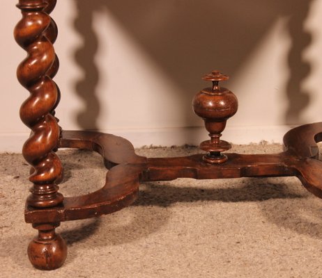 Louis XIII Side Table in Walnut, 17th Century-HPU-1784293