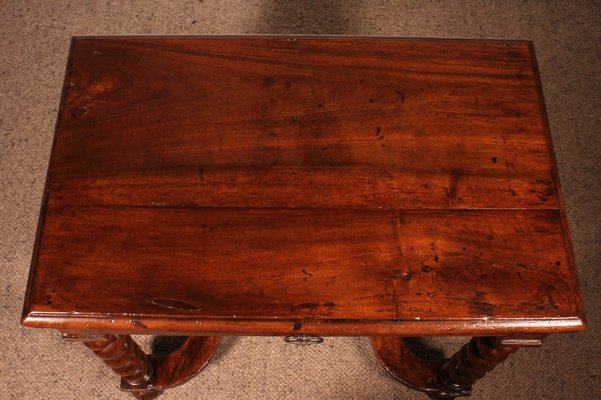 Louis XIII Side Table in Walnut, 17th Century-HPU-1784293