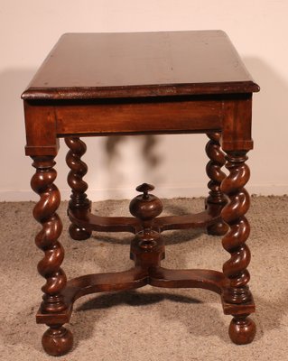 Louis XIII Side Table in Walnut, 17th Century-HPU-1784293