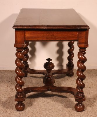 Louis XIII Side Table in Walnut, 17th Century-HPU-1784293