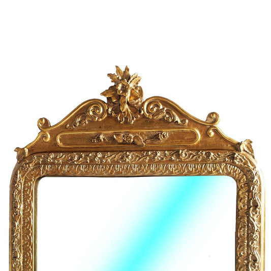 Louis XIV Giltwood Mirror attributed to Andrea Brustolon School, Venice, 1700s