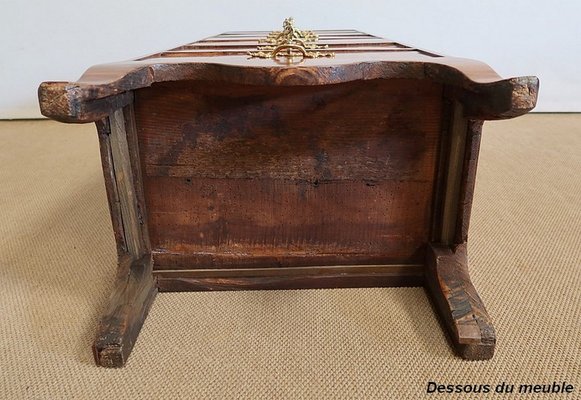 Louis XIV- Louis XV Small Veneer Chiffonnier from Boudin, 1760s-RVK-1334867