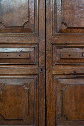 Louis XIV Neapolitan Wall Cabinet in Walnut, 1700s