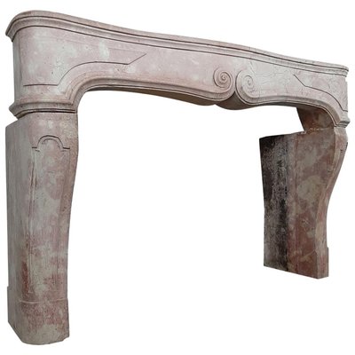 Louis XIV Pink Marble Fireplace, 1680-TDA-1376449