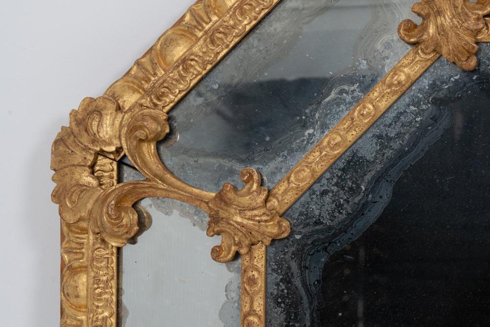 Louis XIV Style Mirrors in Gilded Wood, 1880s, Set of 2