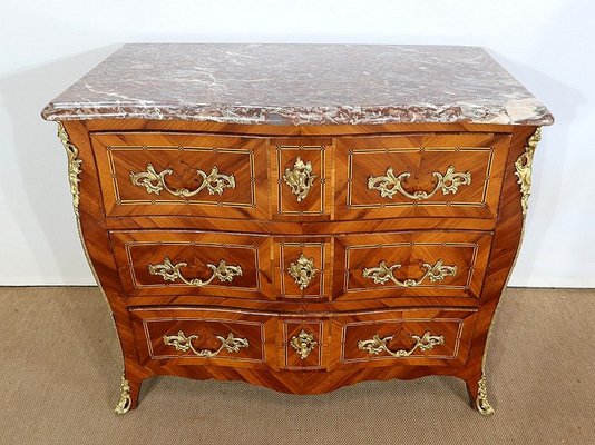 Louis XIV Tomb Chest of Drawers in Regional Wood Marquetry-RVK-1132109