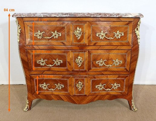 Louis XIV Tomb Chest of Drawers in Regional Wood Marquetry-RVK-1132109