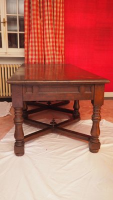 Louis XIV Veneto Table in Walnut-YNQ-1341939