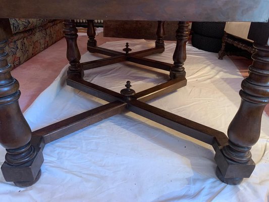 Louis XIV Veneto Table in Walnut-YNQ-1341939