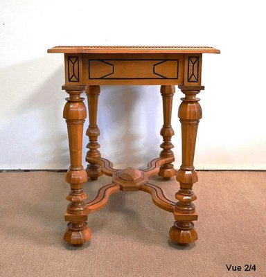 Louis XIV Walnut Table, Late 19th Century-RVK-1394683