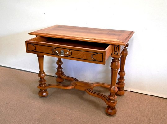 Louis XIV Walnut Table, Late 19th Century-RVK-1394683