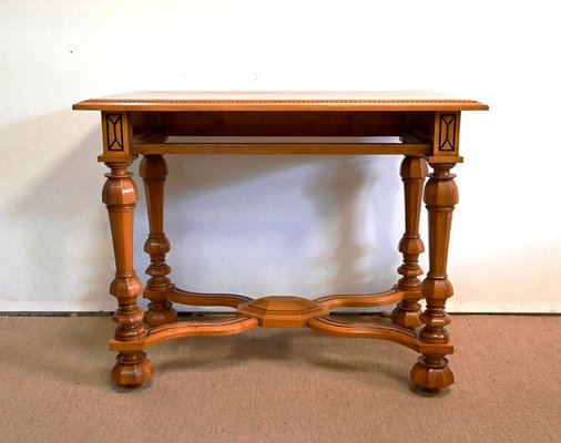 Louis XIV Walnut Table, Late 19th Century-RVK-1394683