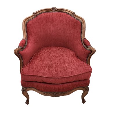 Louis XV Armchair with Turned Legs-TCS-1780271