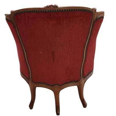 Louis XV Armchair with Turned Legs-TCS-1780271