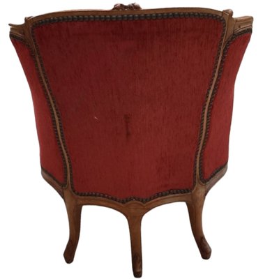 Louis XV Armchair with Turned Legs-TCS-1780271