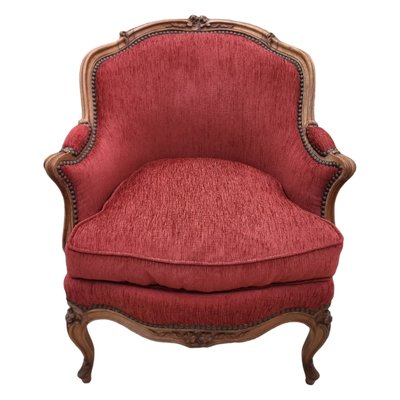 Louis XV Armchair with Turned Legs-TCS-1780271