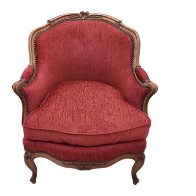 Louis XV Armchair with Turned Legs-TCS-1780271