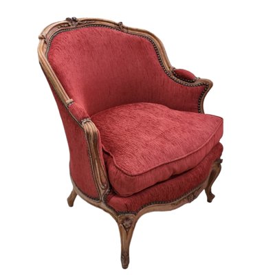 Louis XV Armchair with Turned Legs-TCS-1780271