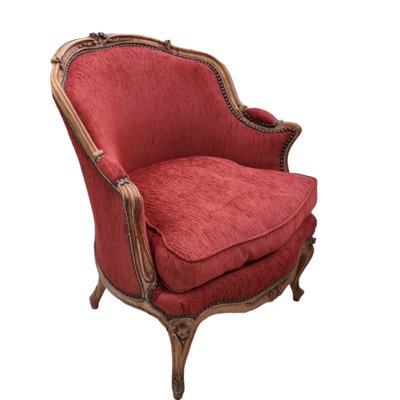 Louis XV Armchair with Turned Legs-TCS-1780271