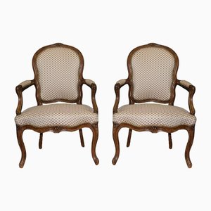 Louis XV Armchairs, Set of 2-BCR-1180617