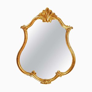 Louis XV Baroque Gold Wall Mirror, France, 1780-POM-1178058