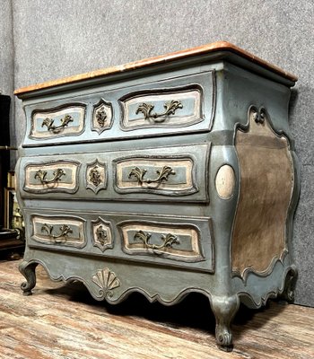 Louis XV Bordelaise Tomb Commode in Painted Wood-MWB-1763070