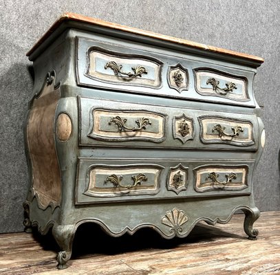 Louis XV Bordelaise Tomb Commode in Painted Wood-MWB-1763070