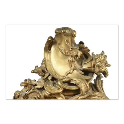 Louis XV Bronze Clock-NQ-1349111