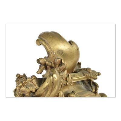 Louis XV Bronze Clock-NQ-1349111