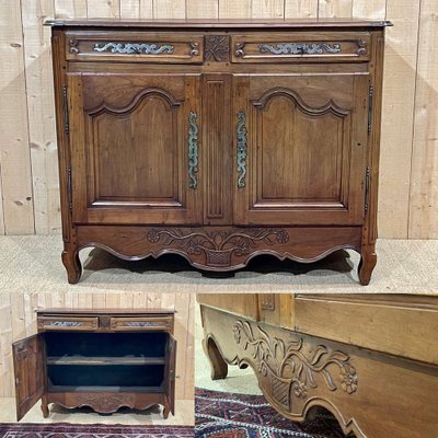 Louis XV Buffet in Cherry and Oak, Early 19th Century-QYF-1801214