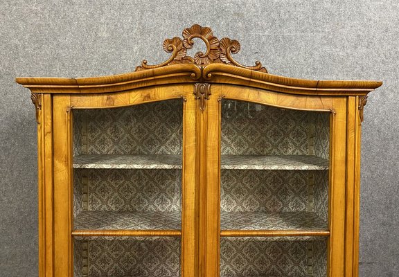 Louis XV Cabinet with Shelves in Light Wood, 1800s-MWB-1336291