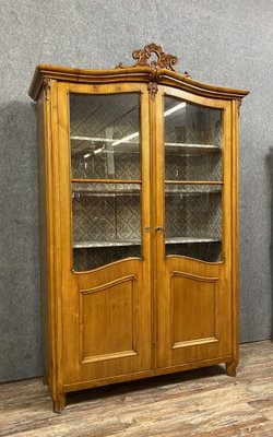 Louis XV Cabinet with Shelves in Light Wood, 1800s-MWB-1336291