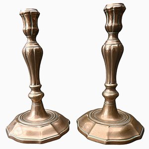 Louis XV Candlesticks in Bronze, Set of 2-RIK-1768093