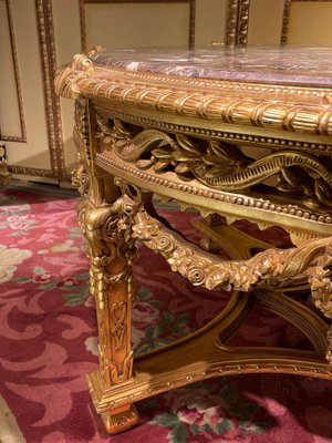 Louis XV Center Table in Beech-FLW-1402069