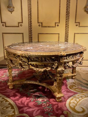 Louis XV Center Table in Beech-FLW-1402069