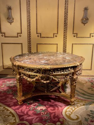 Louis XV Center Table in Beech-FLW-1402069