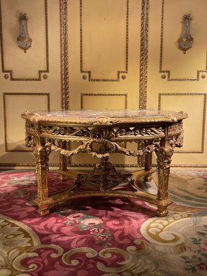 Louis XV Center Table in Beech-FLW-1402069