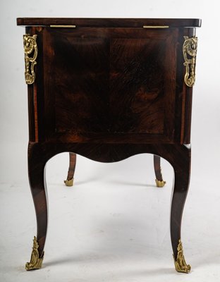 Louis XV Centerpiece Dressing Table in Rosewood Veneer-UQL-960738