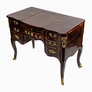 Louis XV Centerpiece Dressing Table in Rosewood Veneer-UQL-960738