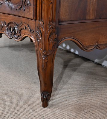 Louis XV Chest of Drawers in Walnut, 18th Century-RVK-1337824