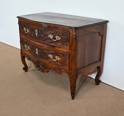 Louis XV Chest of Drawers in Walnut, 18th Century-RVK-1337824