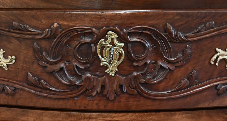 Louis XV Chest of Drawers in Walnut, 18th Century-RVK-1337824