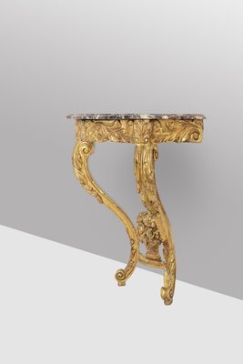 Louis XV Console in Gilded and Carved Wood, 1880s-CEJ-2020871