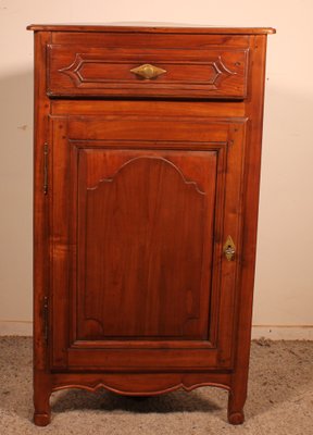 Louis XV Corner Cupboard in Cherry Wood-HPU-1262402