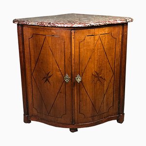 Louis XV Curved Buffet in Marquetry from J.B GALET-RWZ-1030761