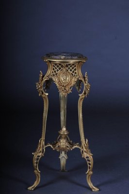 Louis XV French Bronze Side Table-FLW-1402271