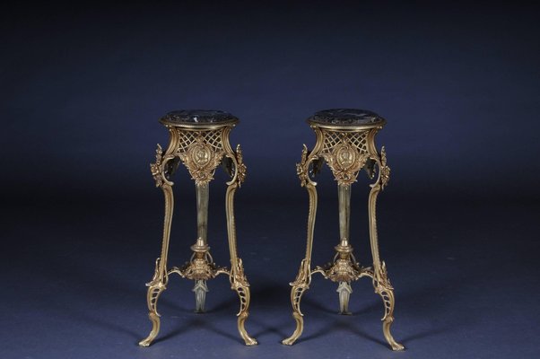 Louis XV French Bronze Side Table-FLW-1402271