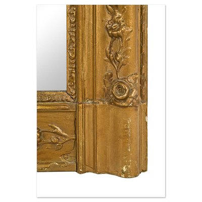 Louis XV Gilded Mirror-NQ-2040783