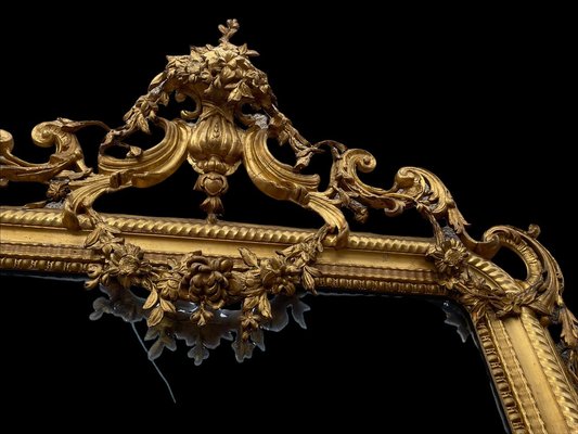 Louis XV Giltwood Mirror-SDV-1047831